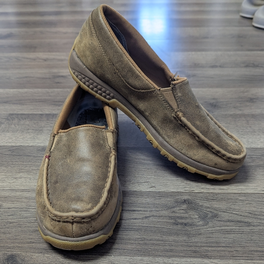 Twisted X Brown Moccasins